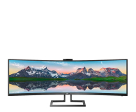 Monitor LED 32" i większy PHILIPS 48.8'' P-line 499P9H/00 Curved VA 5K kamera